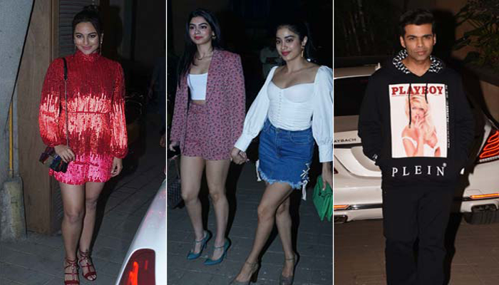 Punit Malhotra’s Birthday Bash: Jhanvi and Ananya aces in their party outwear