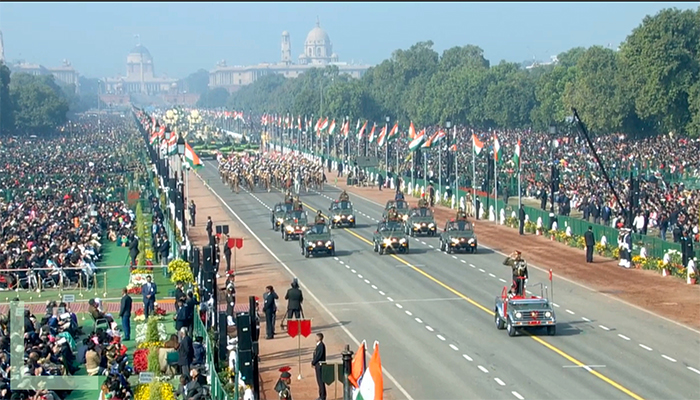 Women power marked the 70th Republic Day celebrations; Parade ends