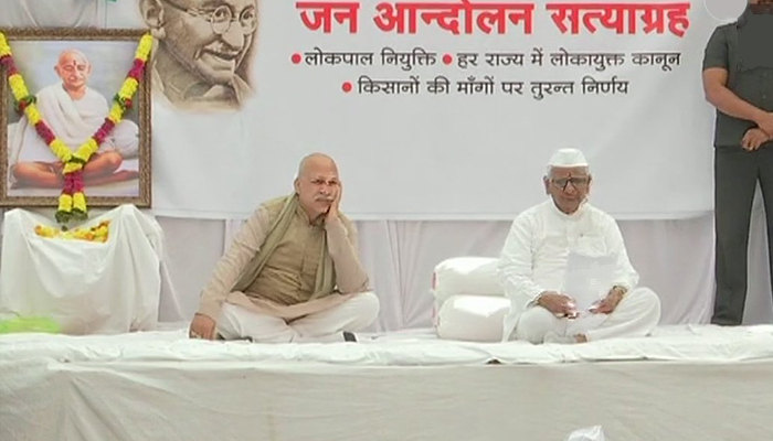 Anna Hazare launches hunger strike, demands Lokpal Bill