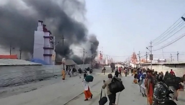Kumbh Mela 2019: Fire In Digambar Tent In Prayagraj