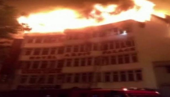 Delhi: Massive fire breaks out at Hotel Arpit Palace, claims 17 lives