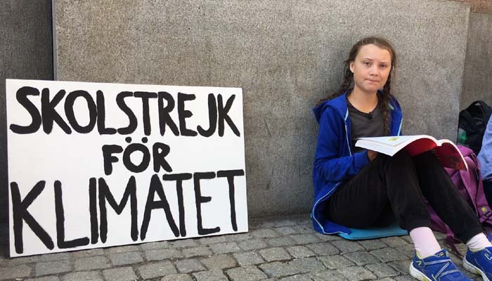 A 16 years-old Swedish activist nominated for Nobel Peace Prize