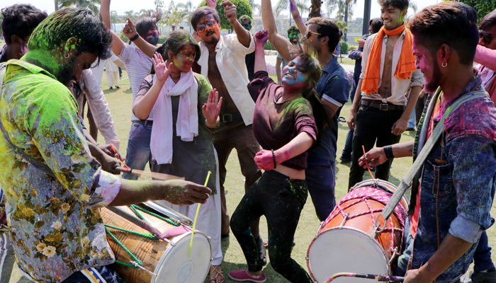 Holi fervor grips Lucknow with Colors and Music