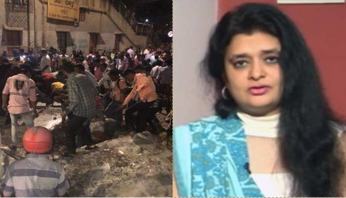 BJP Spokesperson Sanju Verma tells footover bridge accident a natural calamity