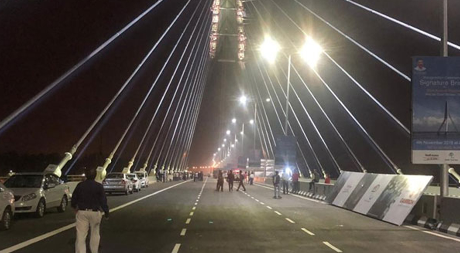 Delhi: 1 killed, 3 injured after car rams into divider at Signature Bridge