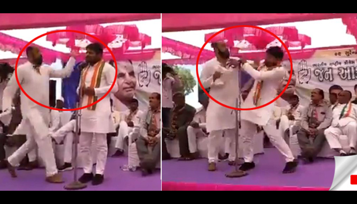 Congress leader Hardik Patel slapped at poll rally in Gujarat