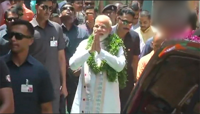 PM Modi at Kaal Bhairav in Varanasi