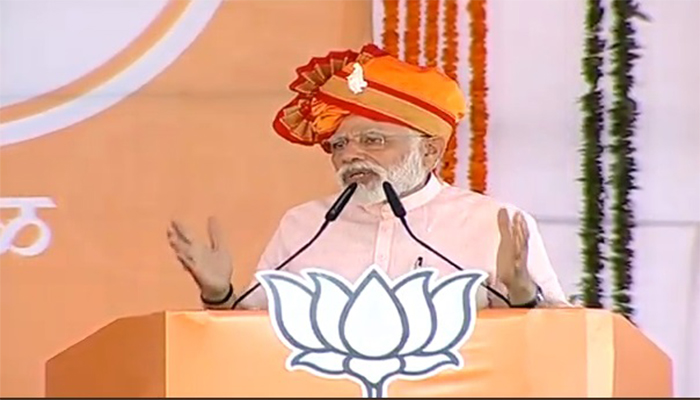 PM Shri Narendra Modi addresses public meeting in Ahmednagar