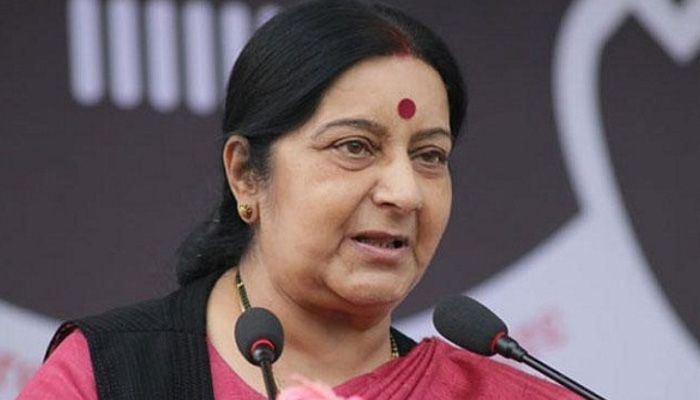 BJP releases Sankalp Patra not Ghoshna Patra: Swaraj