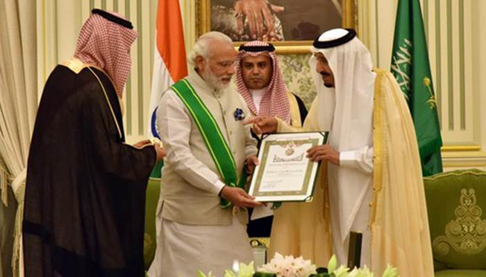 UAE honours PM Narendra Modi with its highest civilian award
