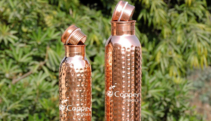 Consuming water from copper bottle enhances your health?