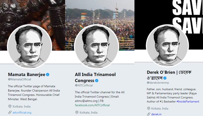 Mamata, TMC leaders change Twitter, FB DP with reformer Ishwar Chandra pic