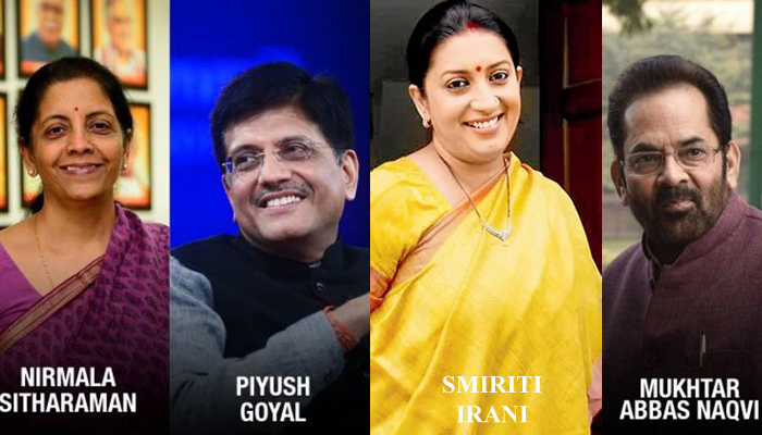 Team Modi: Smriti, Sitharaman, Piyush Goyal & Rajnath get Cabinet Calls