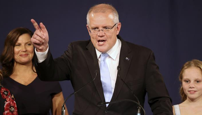 Australian PM Morrison looks set to form majority govt: report