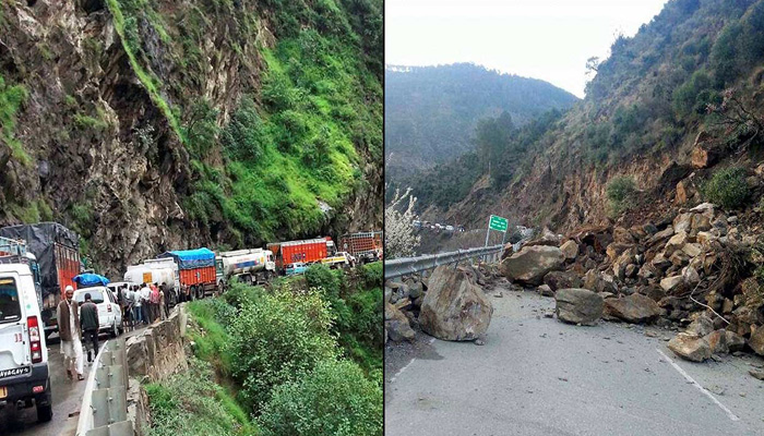 Massive landslide blocks Jammu-Srinagar national highway