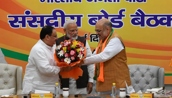 J P Nadda appointed BJPs working president, Shah to remain party chief
