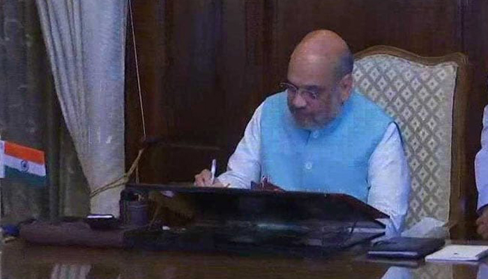 Amit Shah takes charge as Union Home Minister in new cabinet