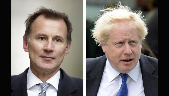 Boris Johnson faces Jeremy Hunt in battle to be British Prime Minister