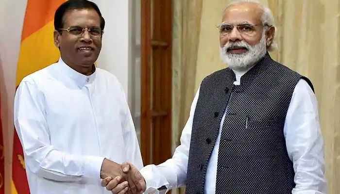 PM meets Lankan President; discusses bilateral issues of mutual interest