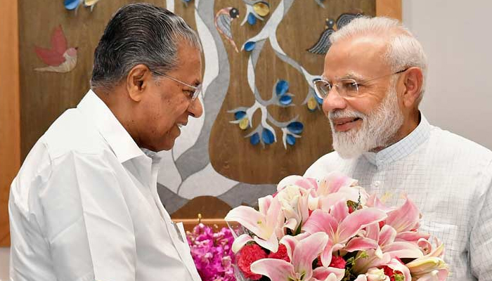 Vijayan meets Modi; raises issue of Trivandrum airports privatisation