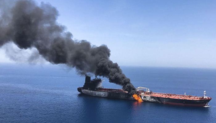 Iran responsible for attacks on oil tankers in Gulf of Oman: US