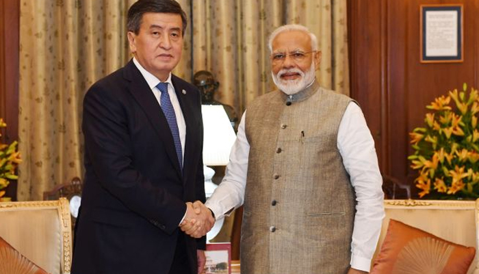 PM Modi meets Kyrgyz Prez Jeenbekov ahead of SCO Summit