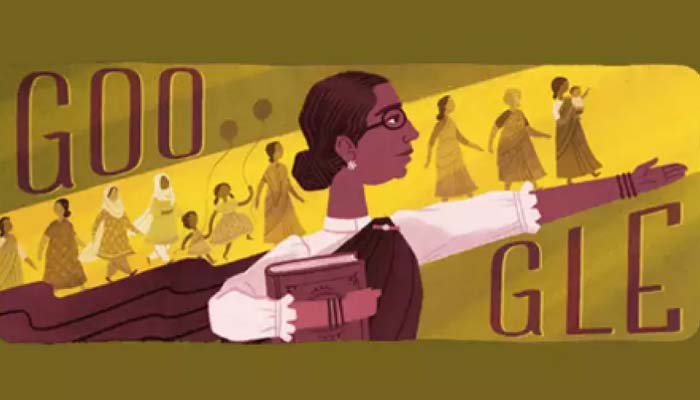 Google-Doodle celebrates Indias first woman legislators birth anniversary
