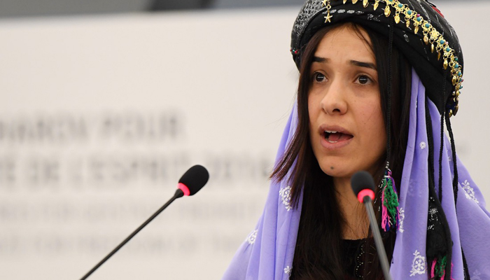 You had the Nobel Prize? Trump learns of Yazidi activist Murad