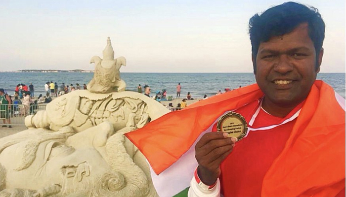 Indian sand artist wins Peoples Choice Award in United States
