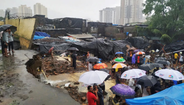 Officials: 12 killed in Mumbai wall collapse after overnight downpour