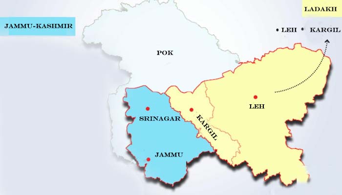 This is how redesigned Jammu-Kashmir, Ladakh will look like! Map