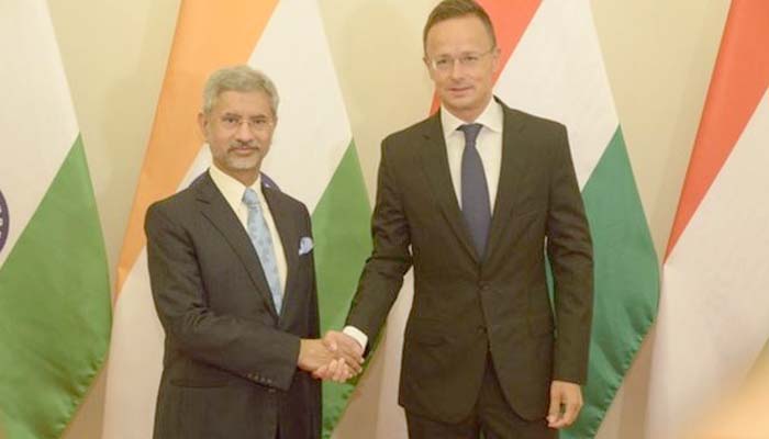 External Affairs Minister Jaishankar meets Hungarian counterpart