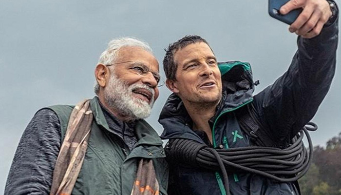 Modi walks in the wild with Bear Grylls, talks about conserving nature