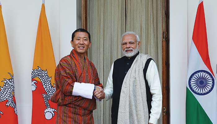 Prime Minister Narendra Modi arrives in Bhutan on two-day visit