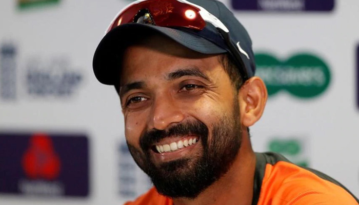I am not a selfish guy so I thought about team rather than hundred: Rahane