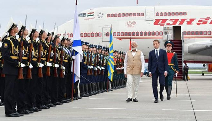 PM Modi arrives in Russia on 2-day visit; will attend Economic Forum