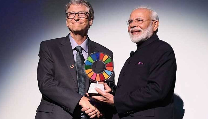 Global Goalkeeper award for PM Modi for Swachch Bharat Abhiyan