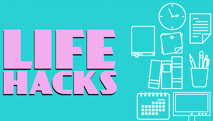 Random life hacks for people who want to save their leisure time