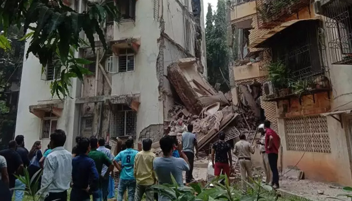 Part of 5-storey building collapses in Mumbai; no casualty