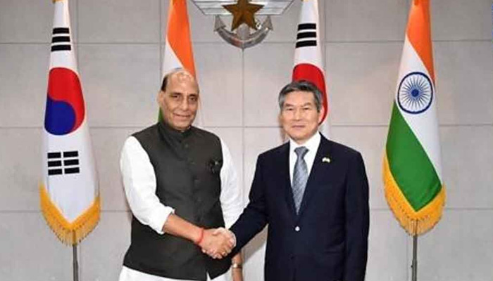 Rajnath holds talks with S Korean counterpart to boost defence ties