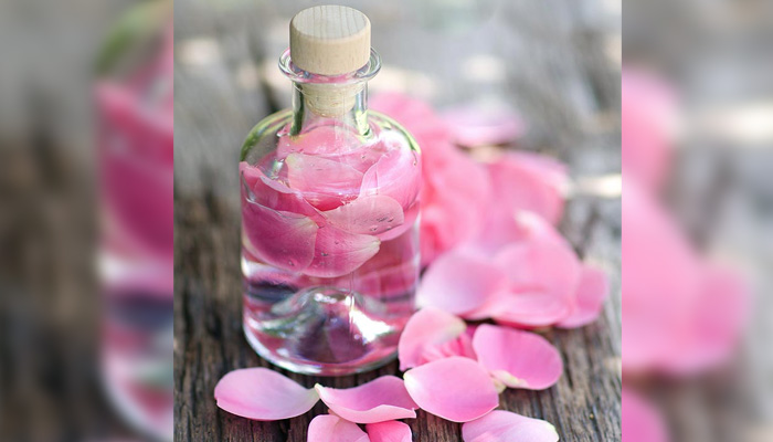 Not only in perfumes but rose water is also beneficial for your skin