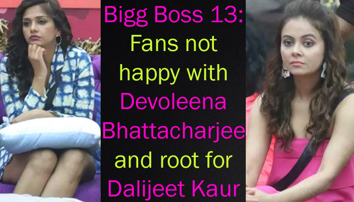 Bigg Boss 13: Fans not happy with Devoleena Bhattacharjee and root for Dalijeet Kaur