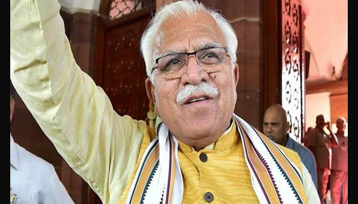 Khattar travels by train to Karnal, then rides bicycle to cast his vote