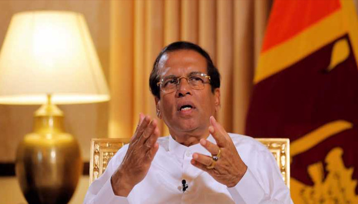 Sri Lanka: Sirisena not running for Lanka presidency