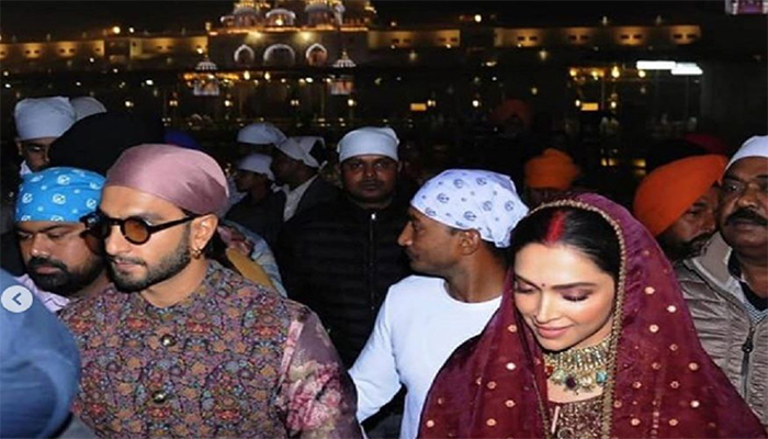 DeepVeer first Anniversary: Ranveer Singh and Deepika Padukone seek blessings at the Golden Temple