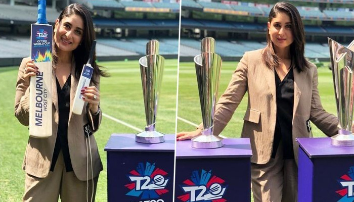 Kareena Kapoor reveals the trophy of ICC Womens T20 World Cup