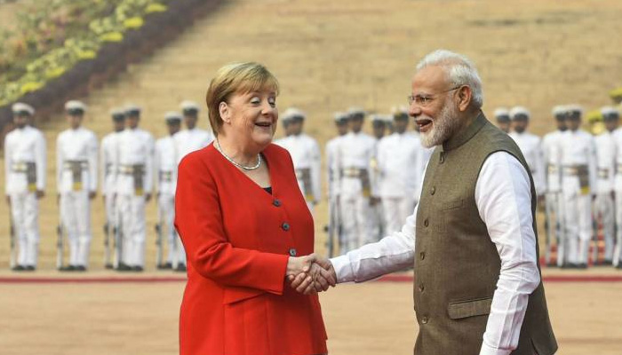 Modi, Merkel hold 5th Indo-German Inter-Governmental Consultations