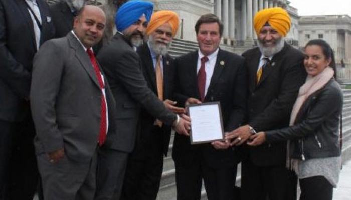 Resolutions introduced in US Congress honouring Sikh Community