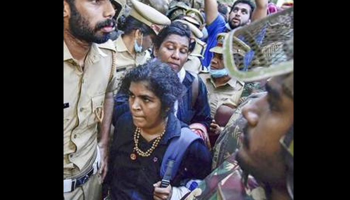 Woman activist going to Sabarimala attacked by Hindu outfit member