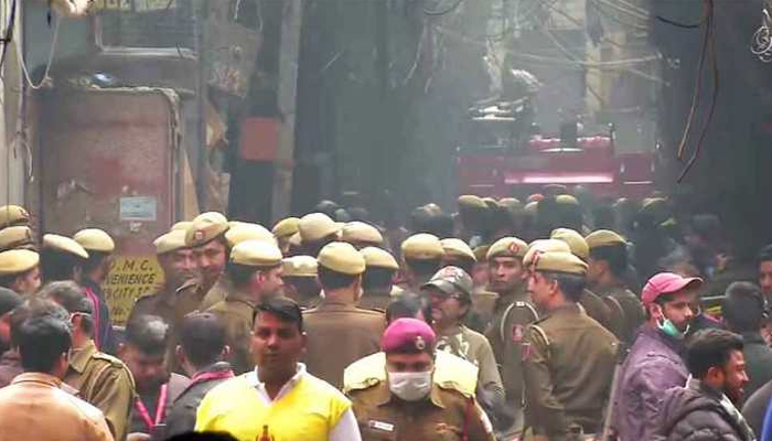 Delhi Police recreates Anaj Mandi fire; Documents evidence